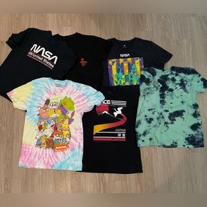 men’s graphic t shirt bundle - med/lg
